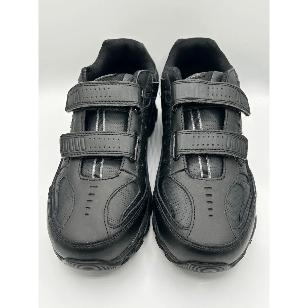 Skechers Men 50121EWW Black Memory Foam Extra Wide Fit Velcro Sneakers Size 12